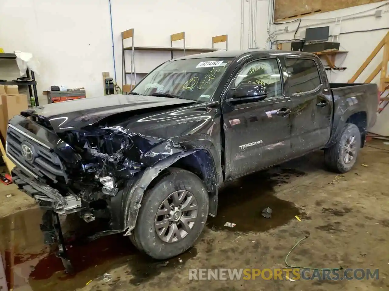 2 Photograph of a damaged car 3TMCZ5AN1KM260854 TOYOTA TACOMA 2019