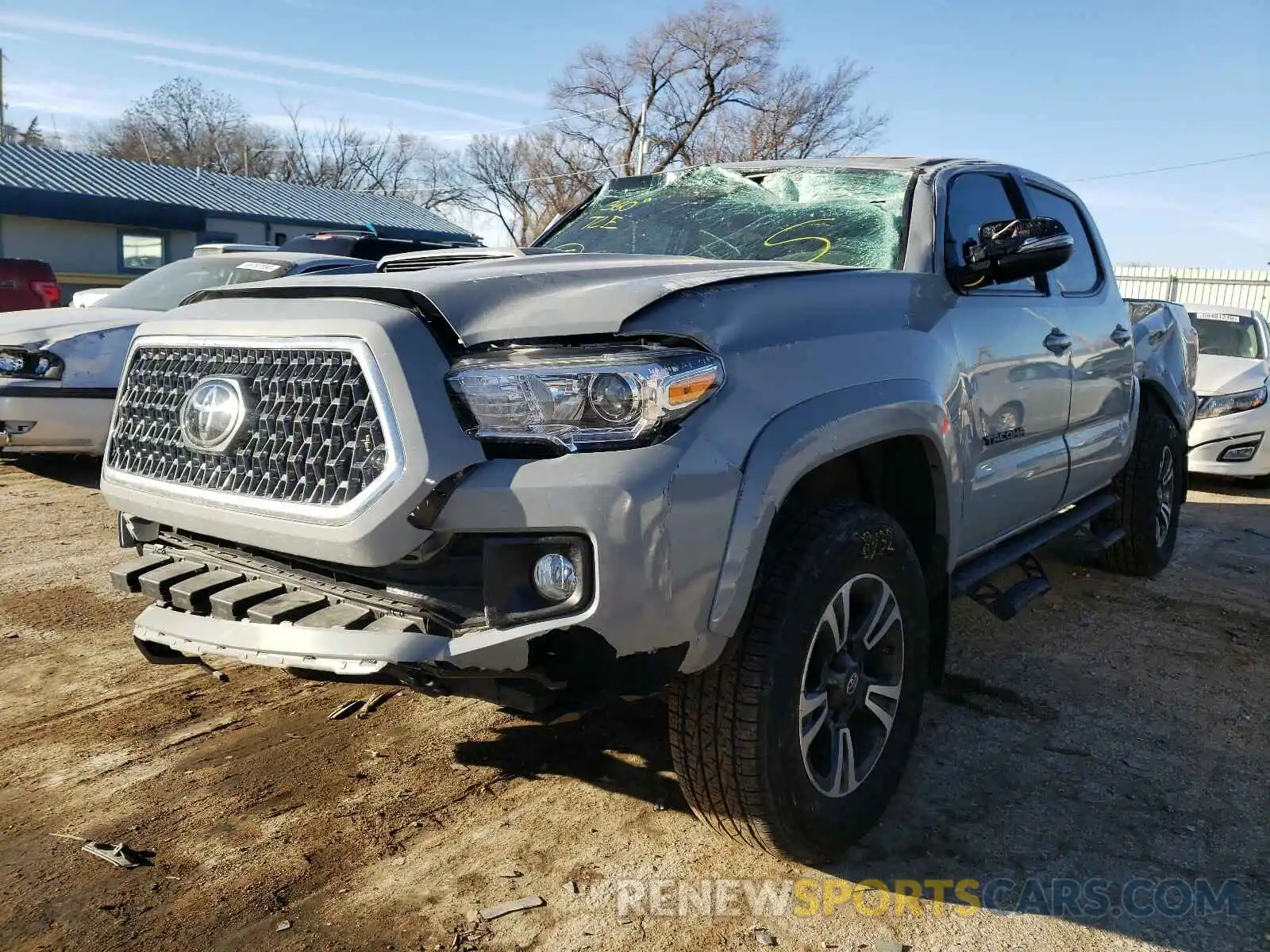 2 Photograph of a damaged car 3TMCZ5AN1KM261860 TOYOTA TACOMA 2019