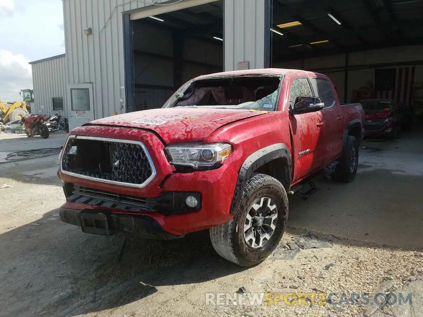 2 Photograph of a damaged car 3TMCZ5AN1KM262152 TOYOTA TACOMA 2019