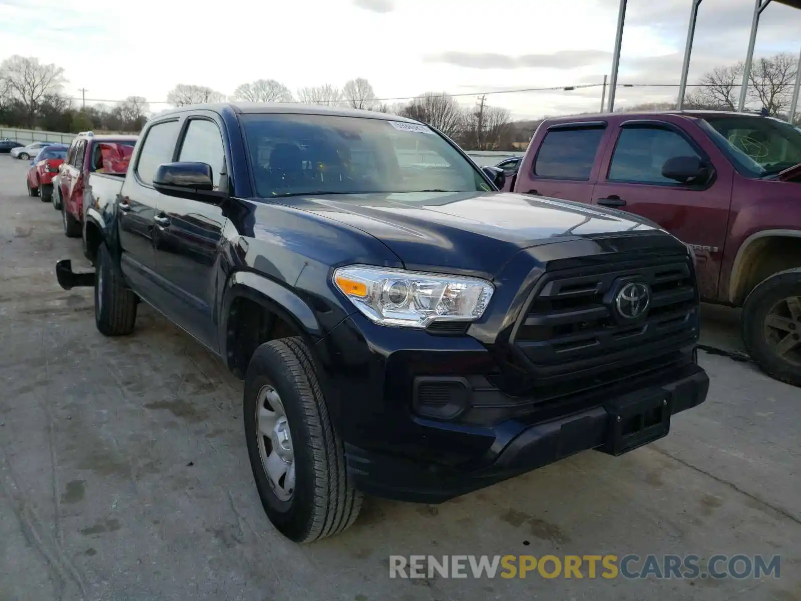 1 Photograph of a damaged car 3TMCZ5AN1KM265875 TOYOTA TACOMA 2019