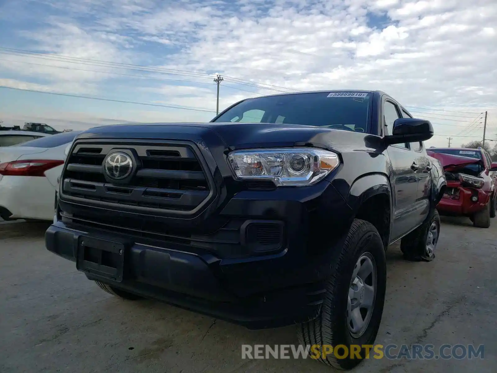 2 Photograph of a damaged car 3TMCZ5AN1KM265875 TOYOTA TACOMA 2019