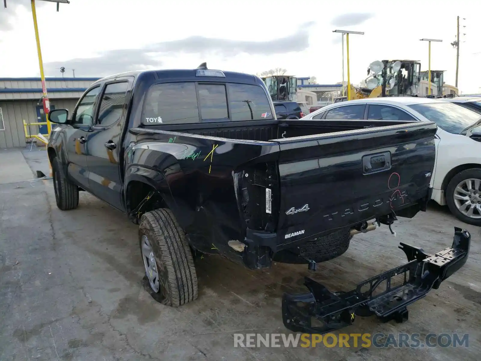 9 Photograph of a damaged car 3TMCZ5AN1KM265875 TOYOTA TACOMA 2019