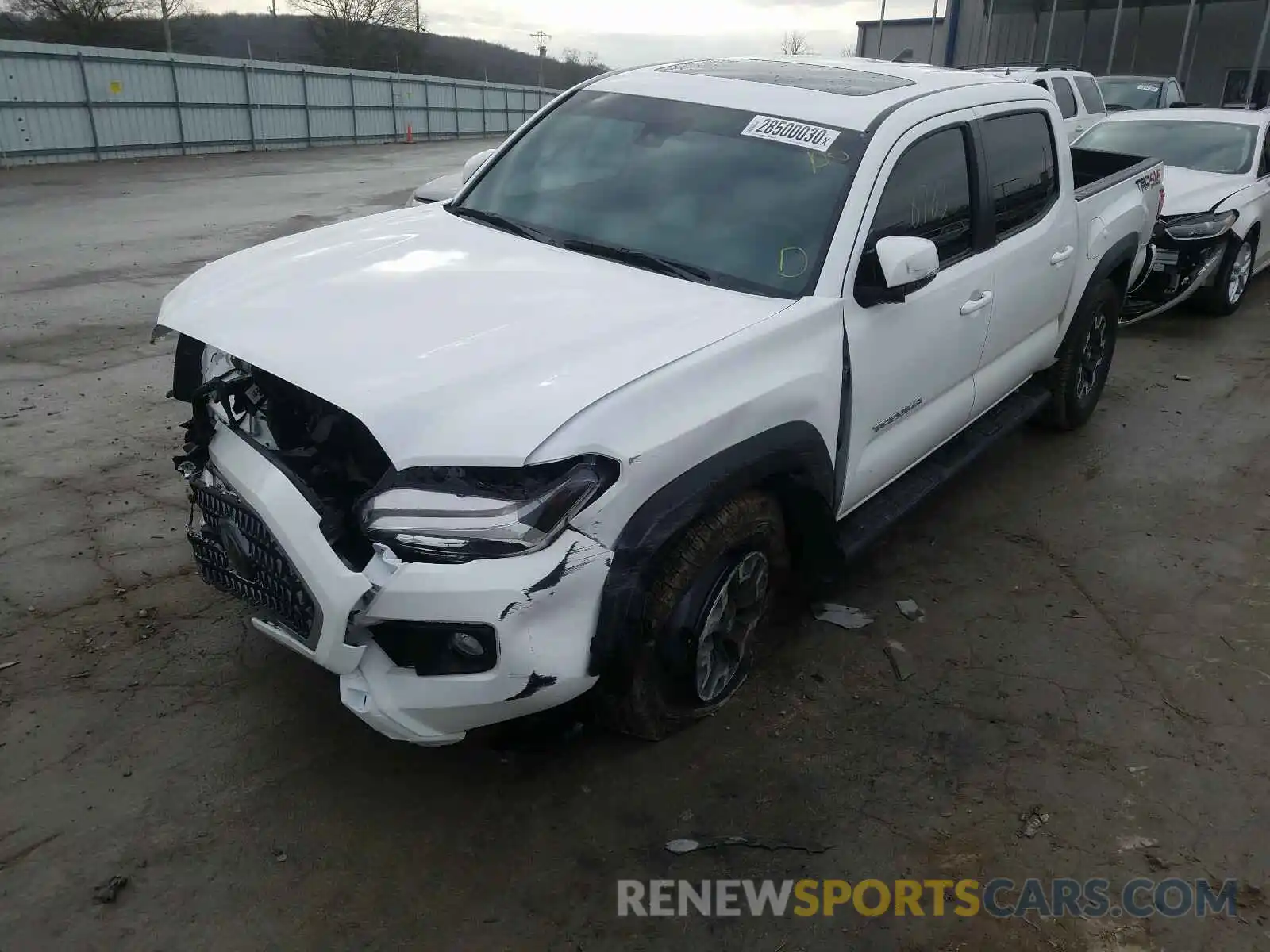 2 Photograph of a damaged car 3TMCZ5AN1KM266878 TOYOTA TACOMA 2019