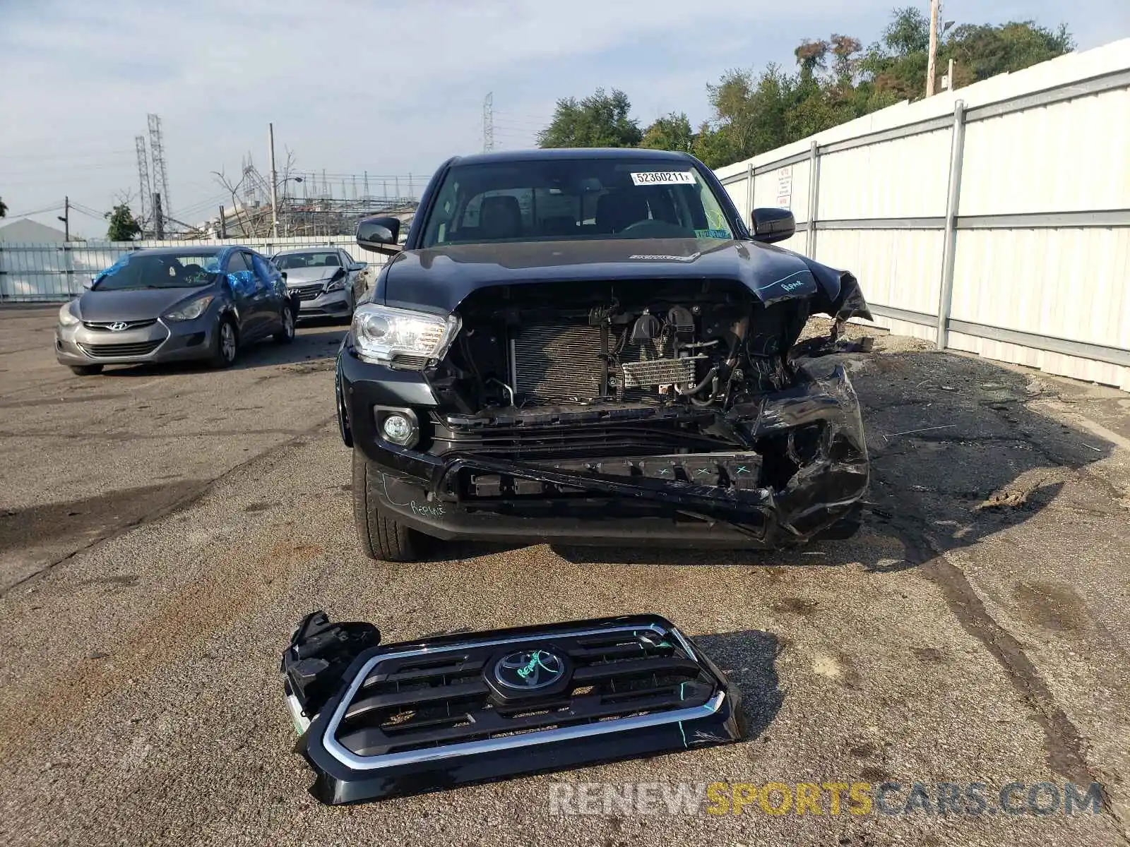 9 Photograph of a damaged car 3TMCZ5AN1KM276309 TOYOTA TACOMA 2019