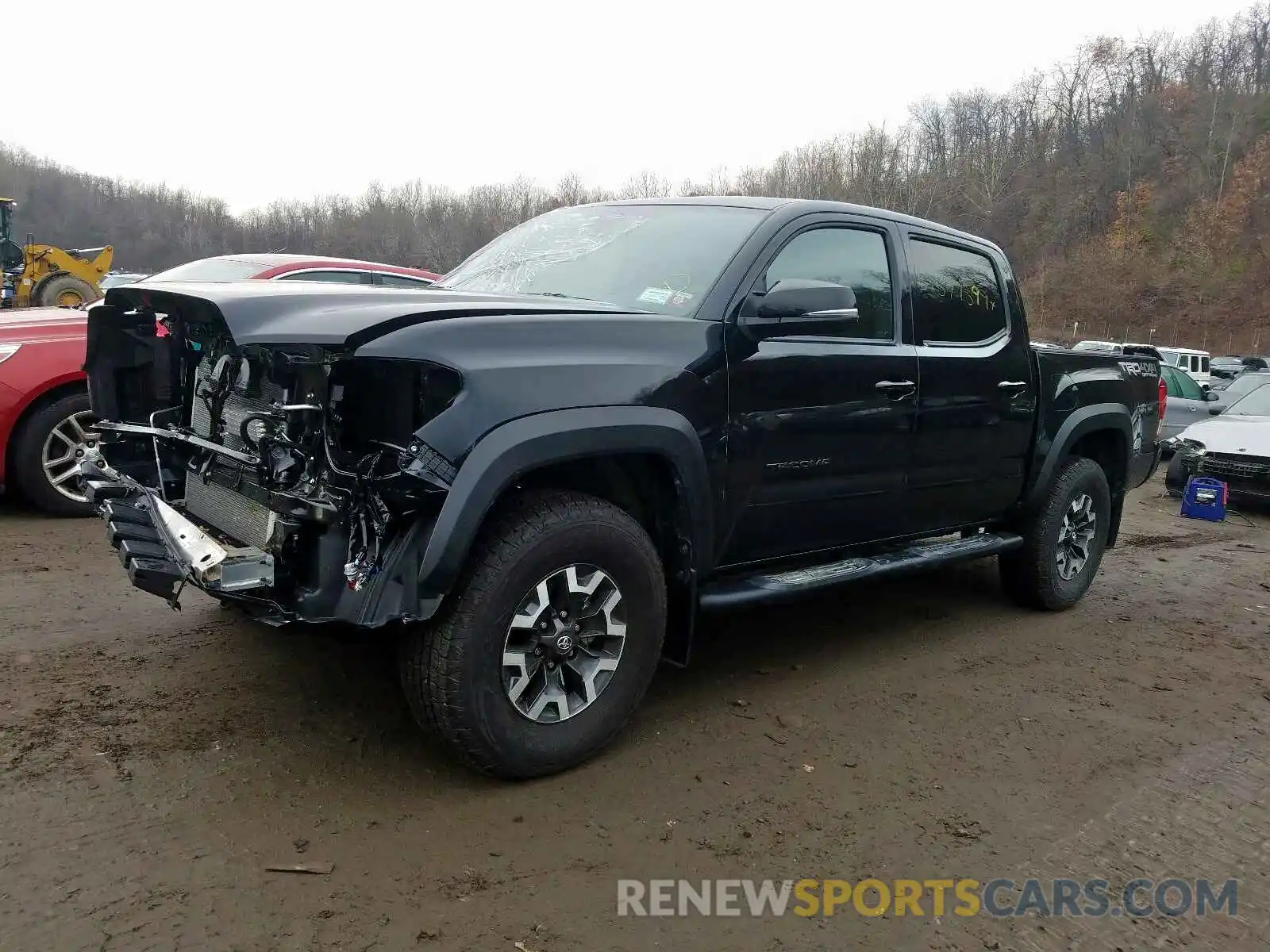 2 Photograph of a damaged car 3TMCZ5AN1KM278044 TOYOTA TACOMA 2019