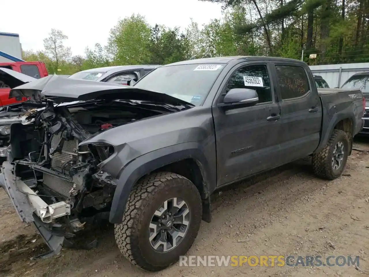 2 Photograph of a damaged car 3TMCZ5AN1KM279128 TOYOTA TACOMA 2019