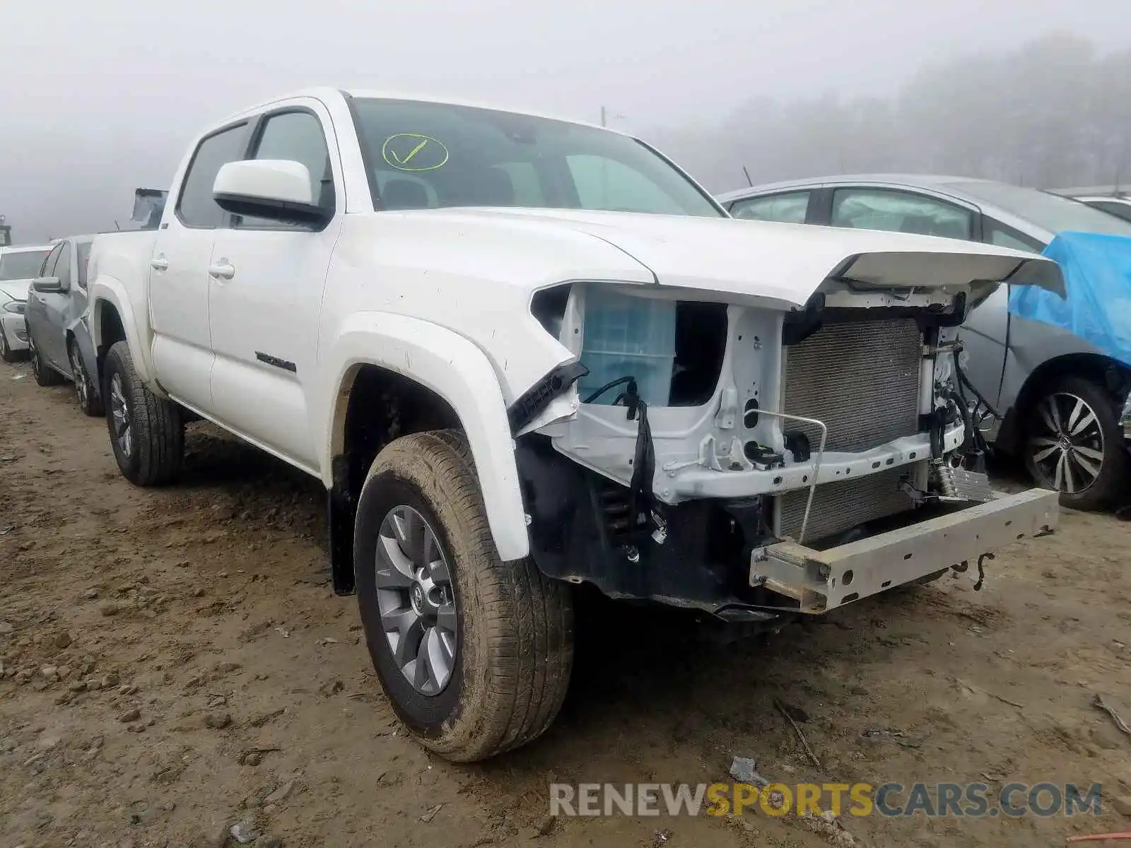 1 Photograph of a damaged car 3TMCZ5AN1KM279839 TOYOTA TACOMA 2019