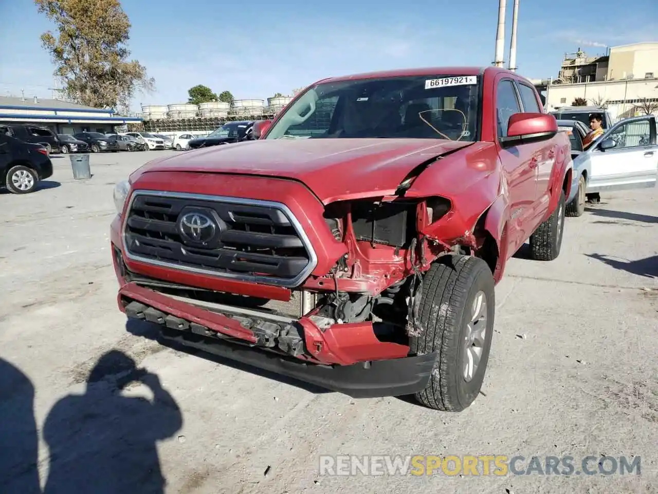 9 Photograph of a damaged car 3TMCZ5AN1KM283227 TOYOTA TACOMA 2019