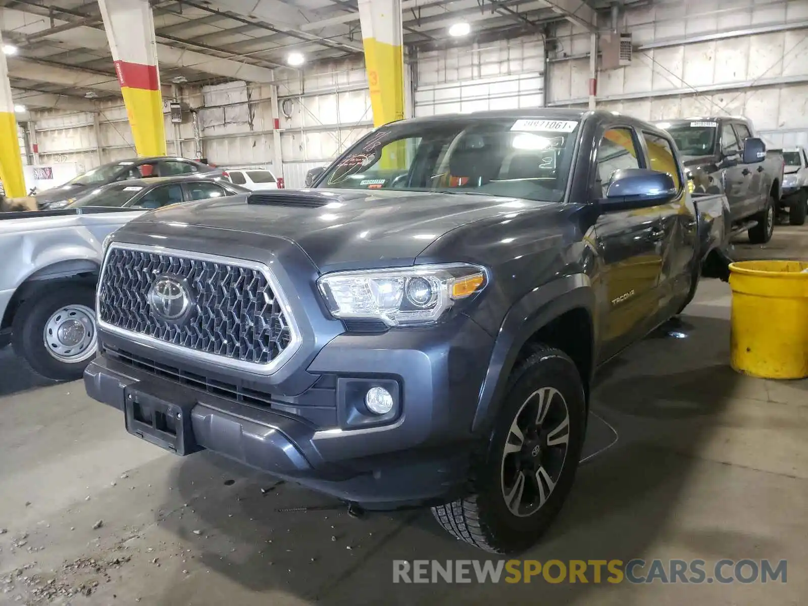 2 Photograph of a damaged car 3TMCZ5AN1KM283924 TOYOTA TACOMA 2019