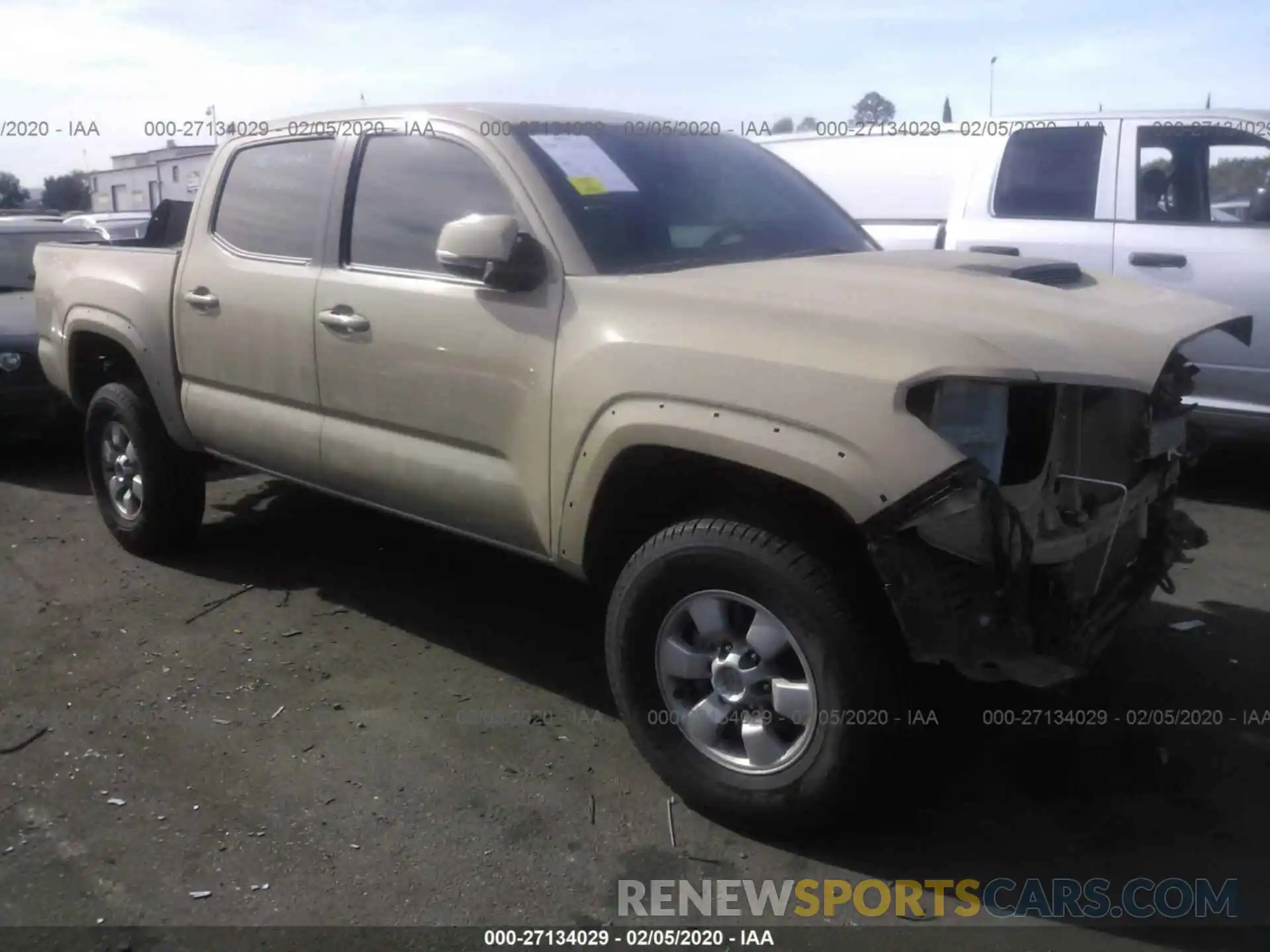 1 Photograph of a damaged car 3TMCZ5AN1KM287147 TOYOTA TACOMA 2019