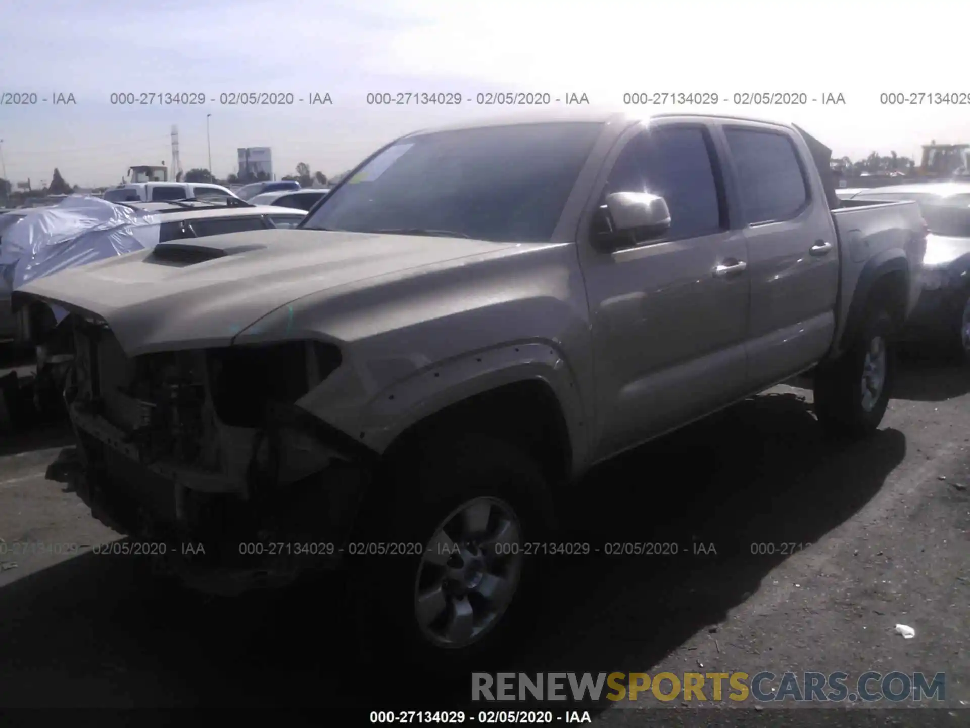 2 Photograph of a damaged car 3TMCZ5AN1KM287147 TOYOTA TACOMA 2019