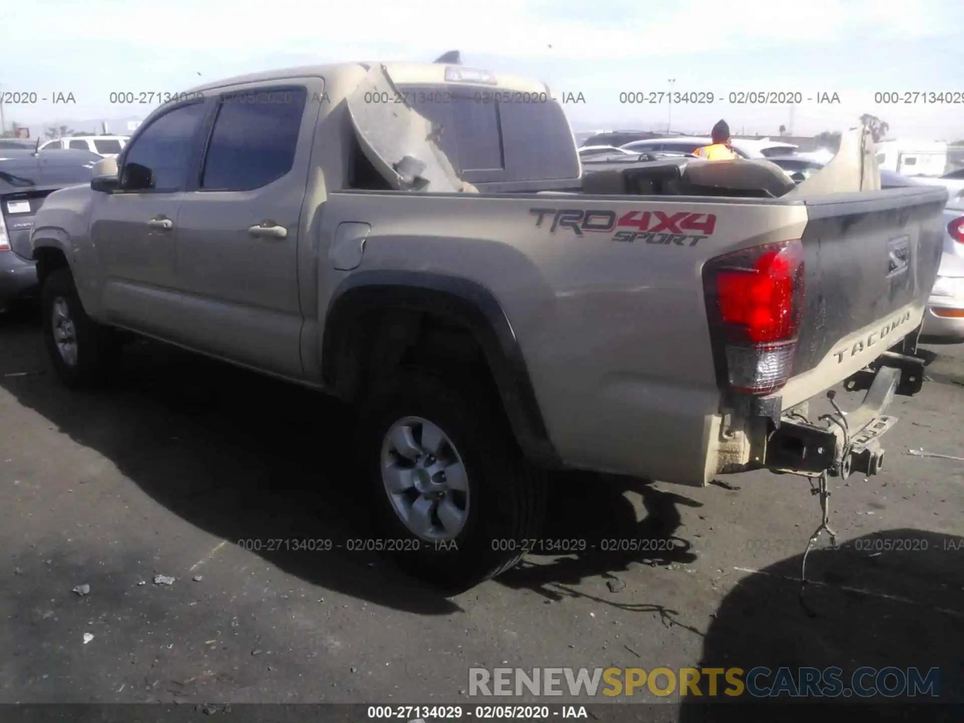 3 Photograph of a damaged car 3TMCZ5AN1KM287147 TOYOTA TACOMA 2019