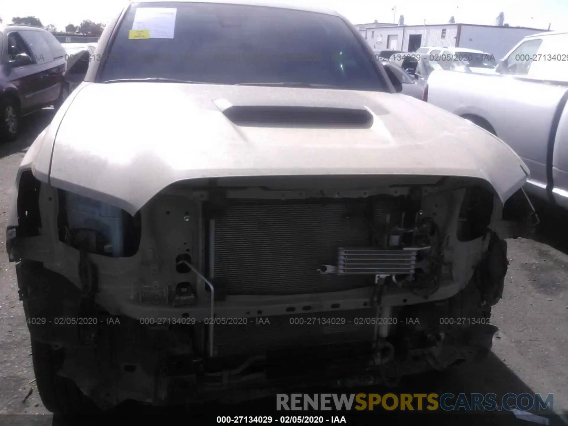 6 Photograph of a damaged car 3TMCZ5AN1KM287147 TOYOTA TACOMA 2019