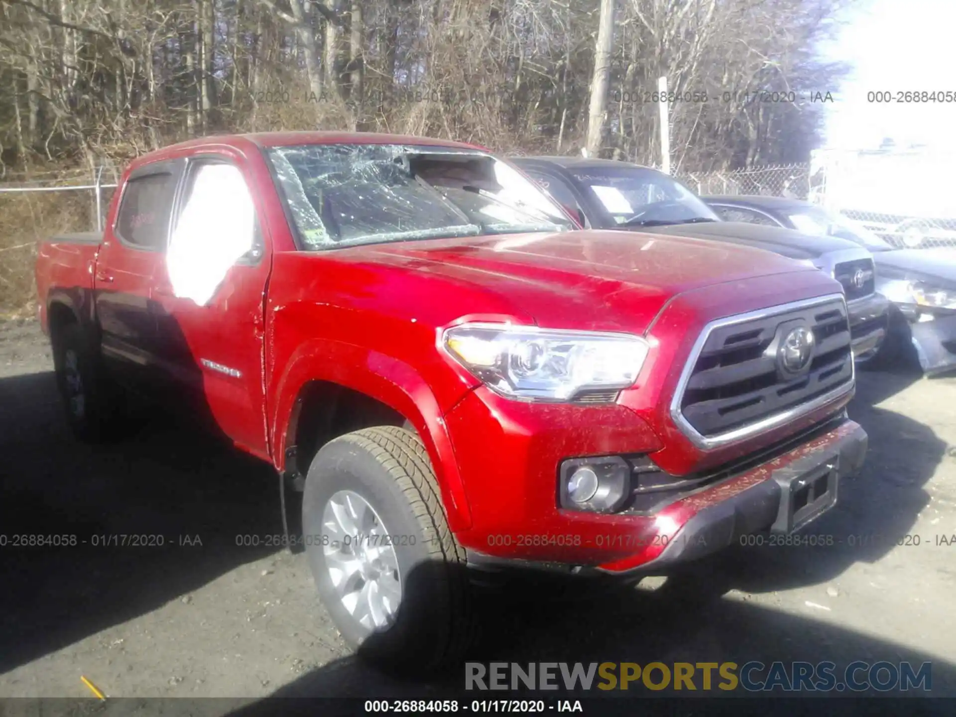 1 Photograph of a damaged car 3TMCZ5AN1KM287343 TOYOTA TACOMA 2019