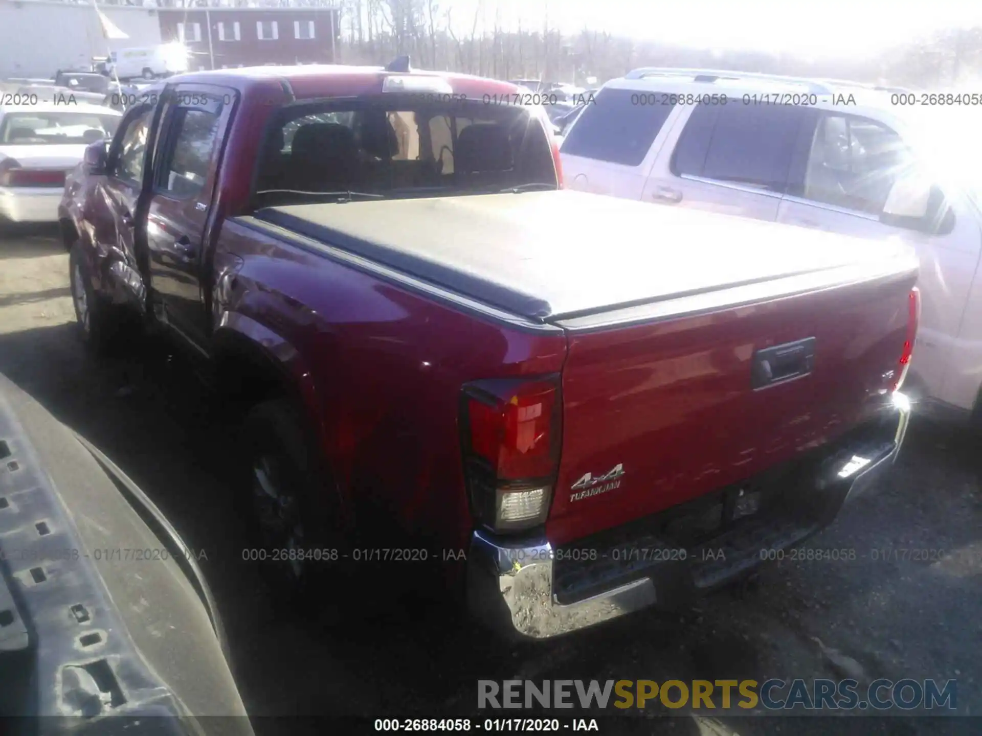 3 Photograph of a damaged car 3TMCZ5AN1KM287343 TOYOTA TACOMA 2019