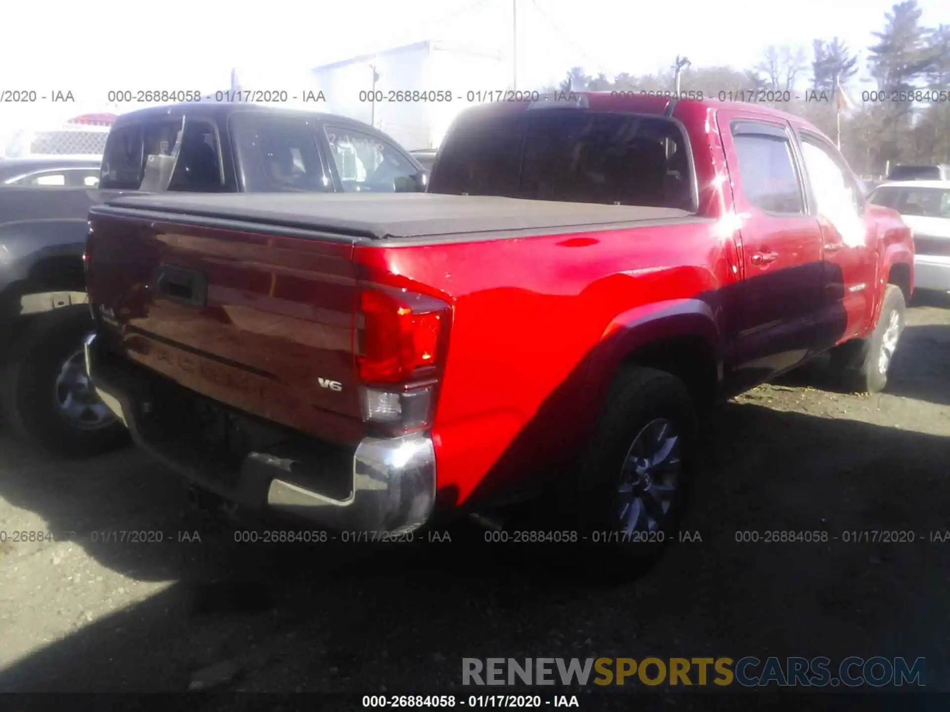 4 Photograph of a damaged car 3TMCZ5AN1KM287343 TOYOTA TACOMA 2019