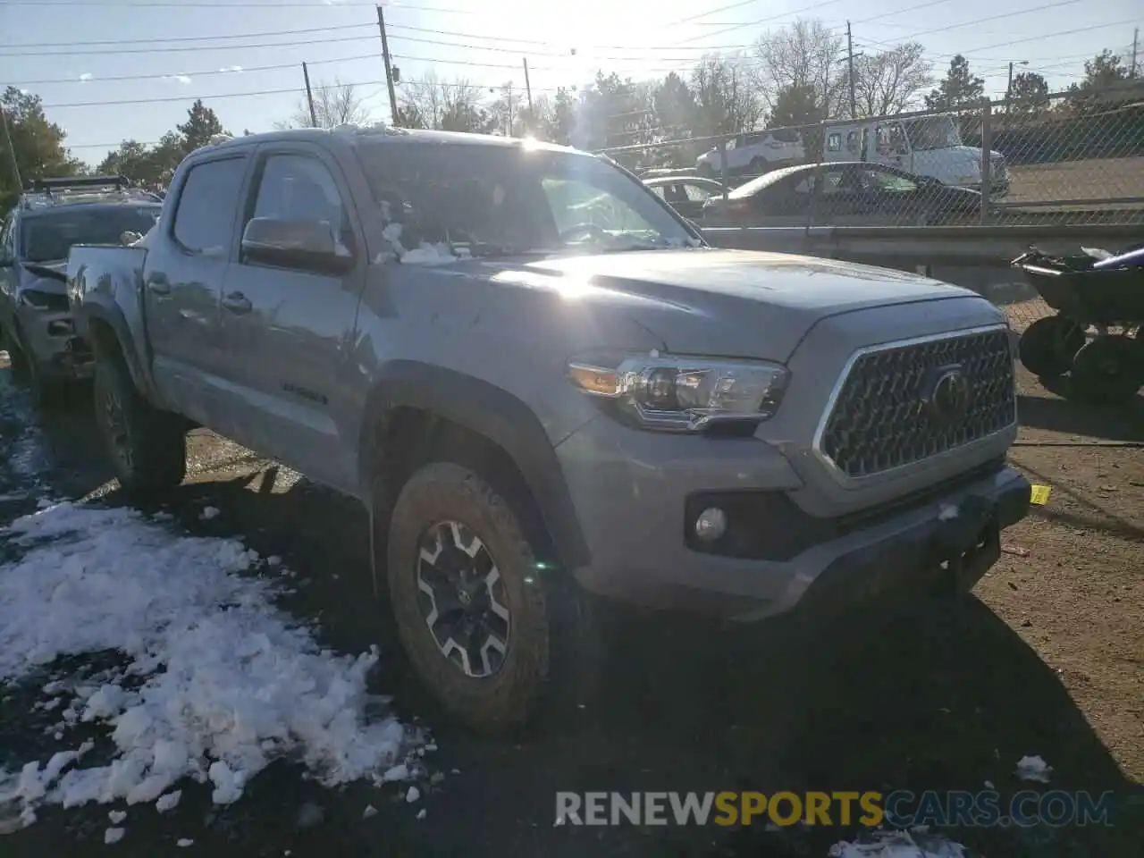 1 Photograph of a damaged car 3TMCZ5AN1KM287441 TOYOTA TACOMA 2019