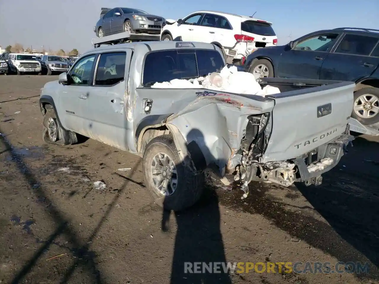 3 Photograph of a damaged car 3TMCZ5AN1KM287441 TOYOTA TACOMA 2019