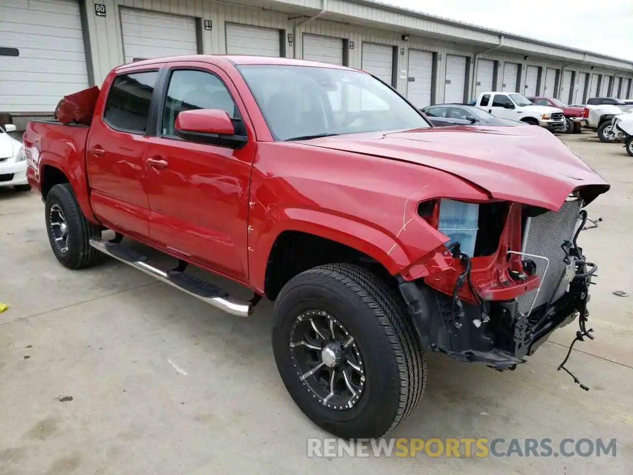 1 Photograph of a damaged car 3TMCZ5AN1KM287889 TOYOTA TACOMA 2019