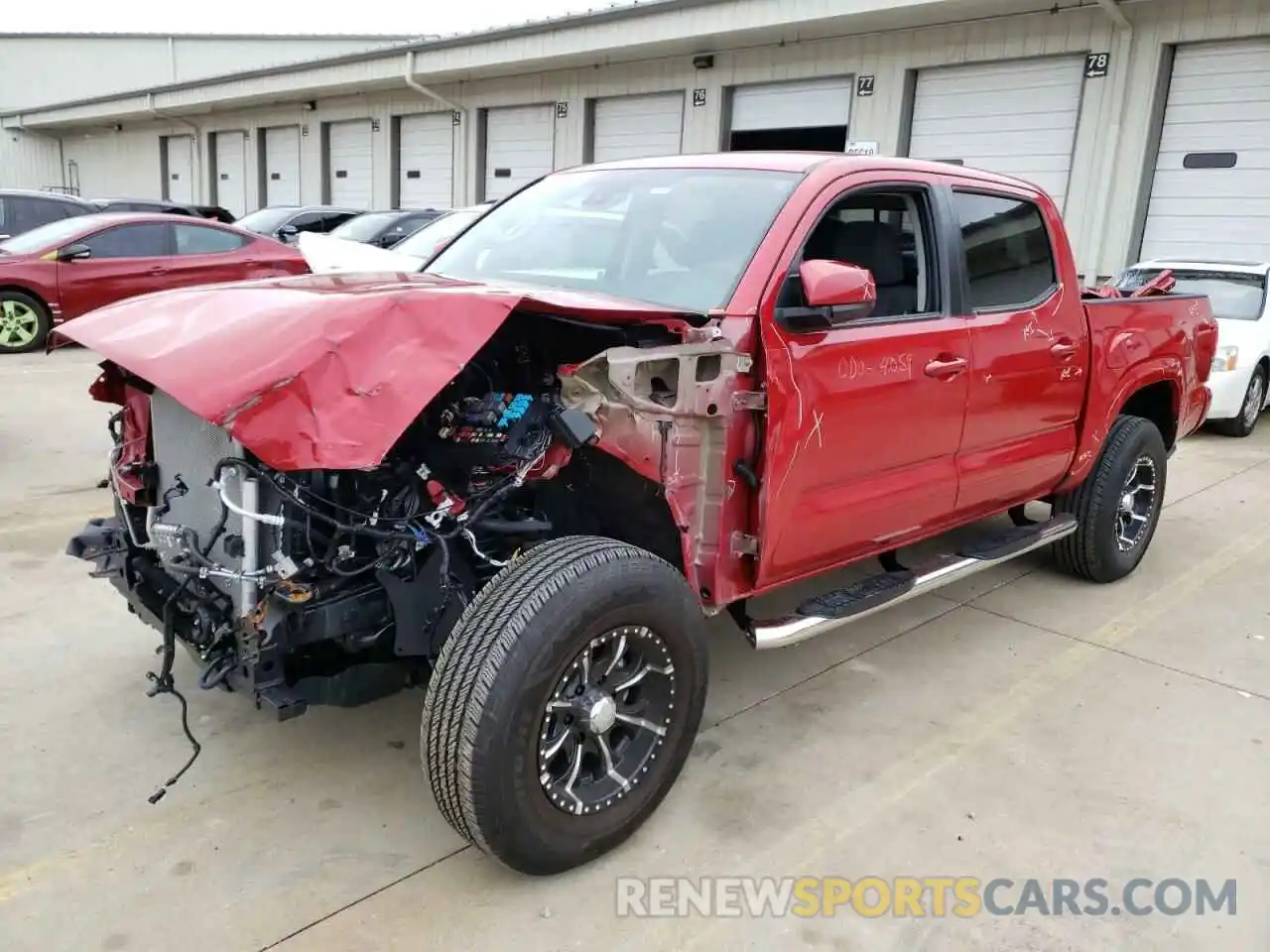 2 Photograph of a damaged car 3TMCZ5AN1KM287889 TOYOTA TACOMA 2019