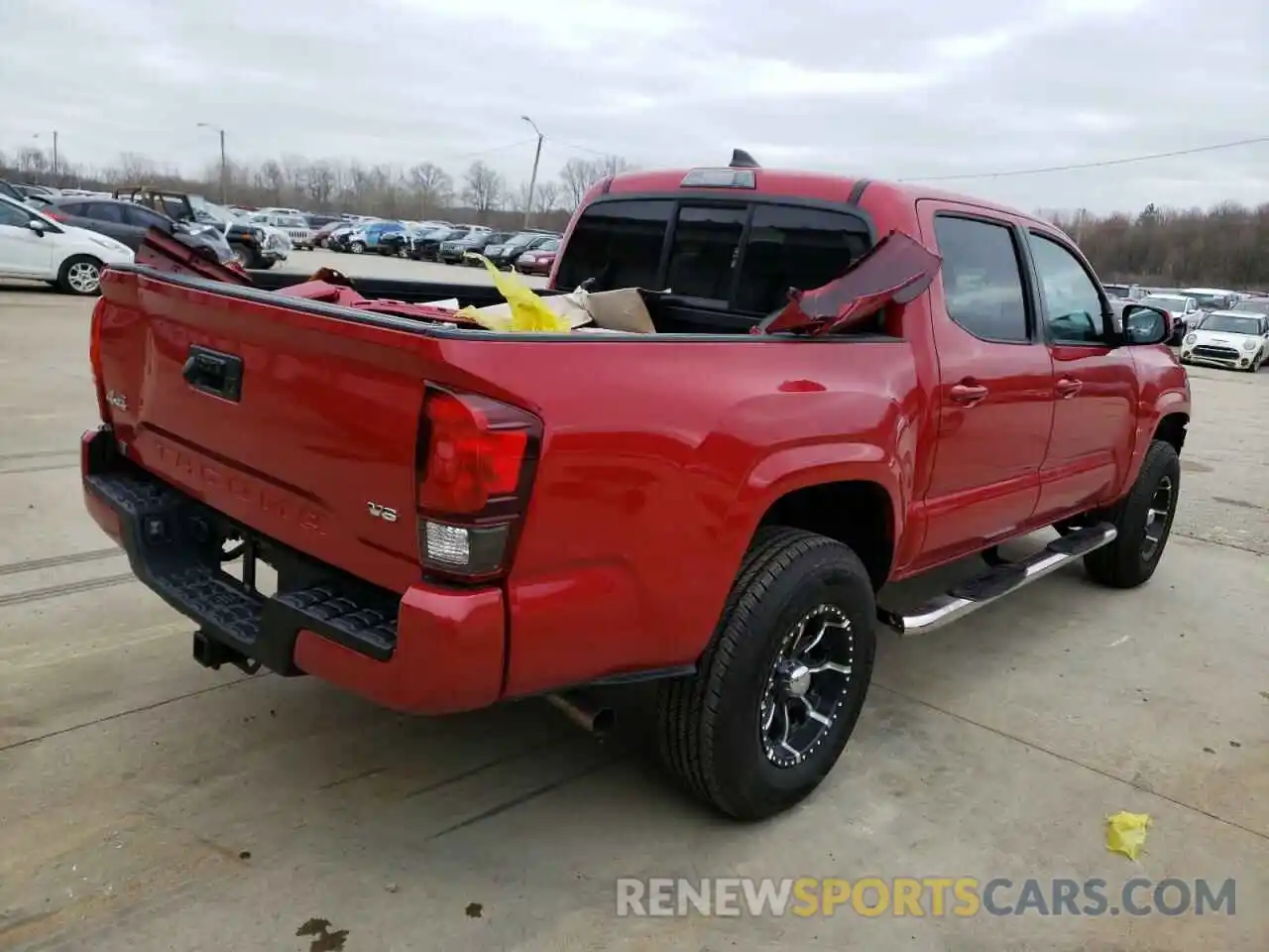 4 Photograph of a damaged car 3TMCZ5AN1KM287889 TOYOTA TACOMA 2019