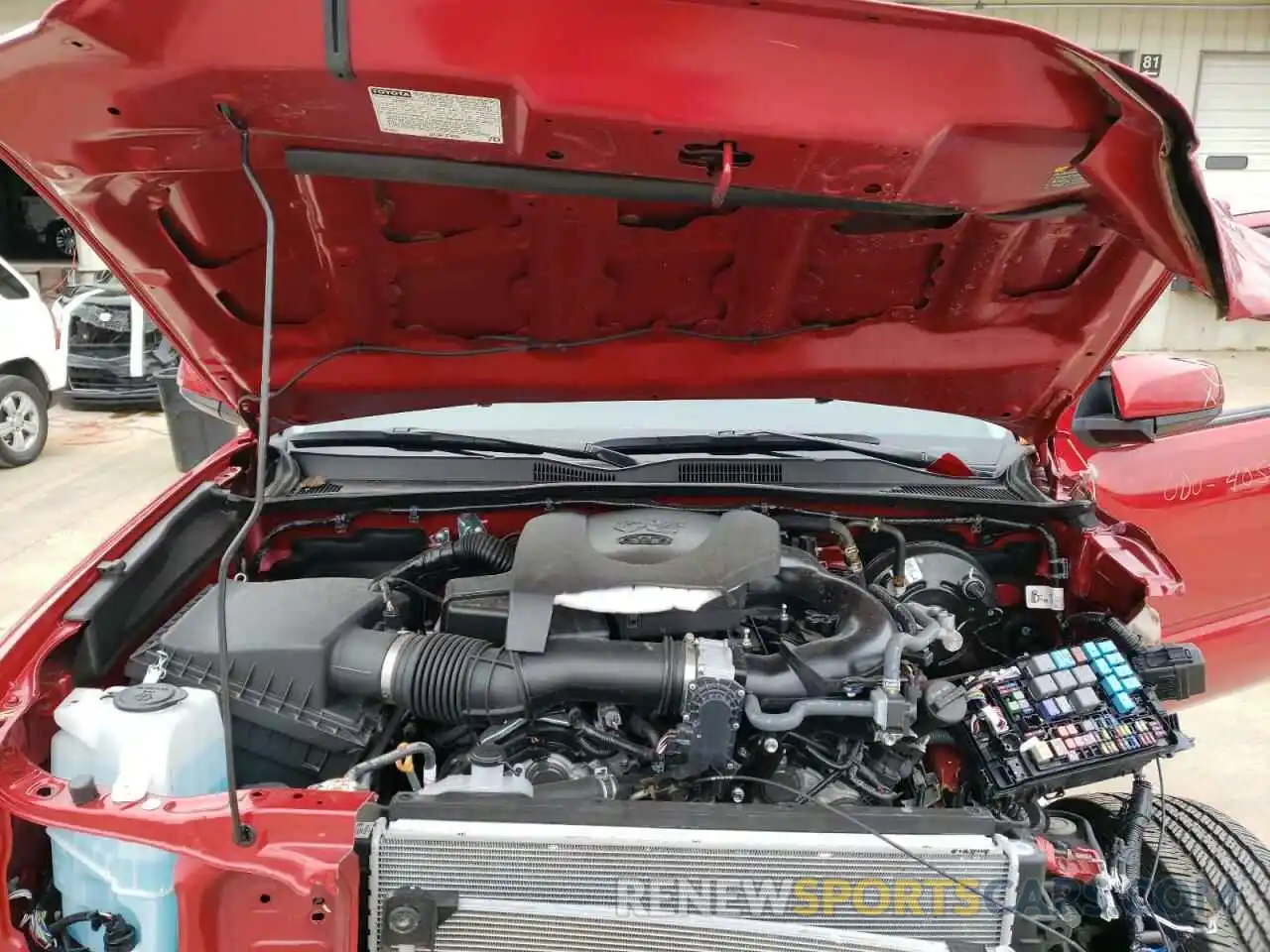 7 Photograph of a damaged car 3TMCZ5AN1KM287889 TOYOTA TACOMA 2019