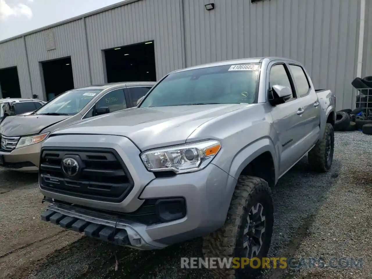 2 Photograph of a damaged car 3TMCZ5AN2KM189504 TOYOTA TACOMA 2019