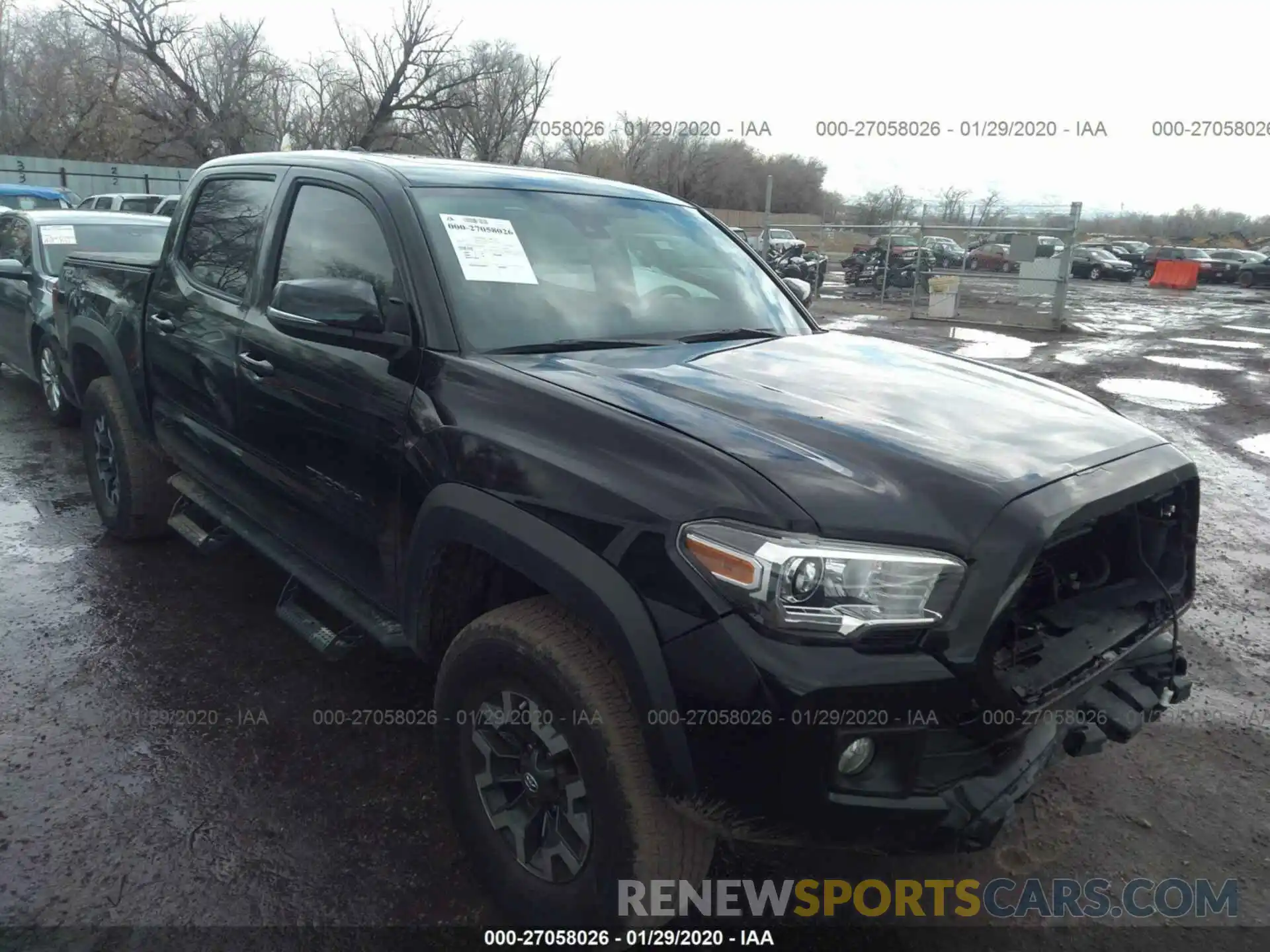 1 Photograph of a damaged car 3TMCZ5AN2KM189681 TOYOTA TACOMA 2019