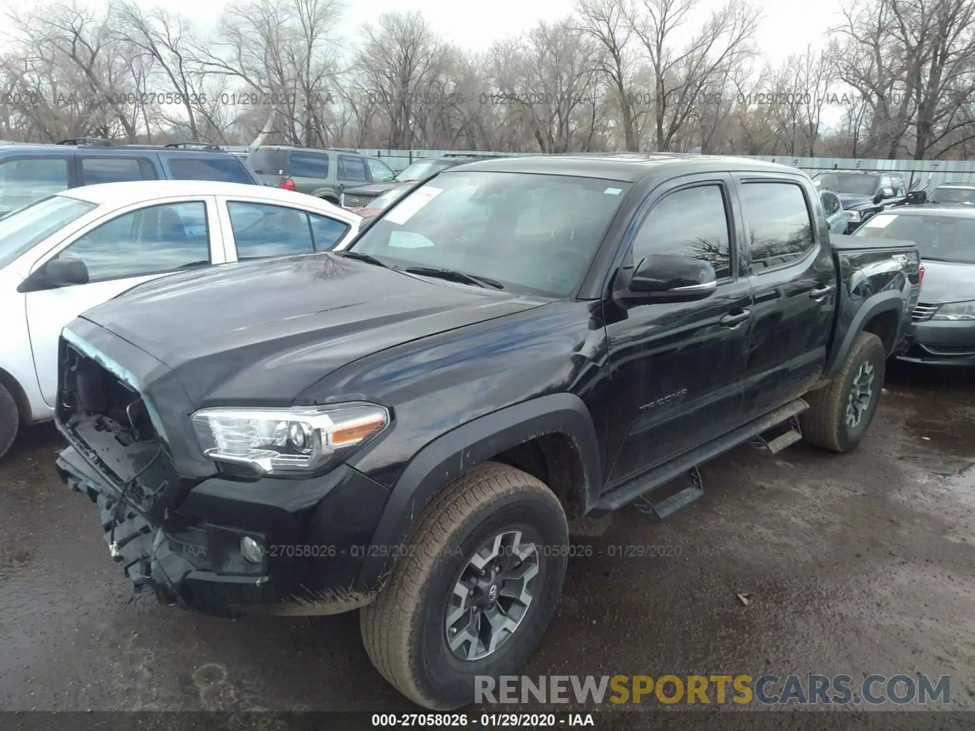 2 Photograph of a damaged car 3TMCZ5AN2KM189681 TOYOTA TACOMA 2019