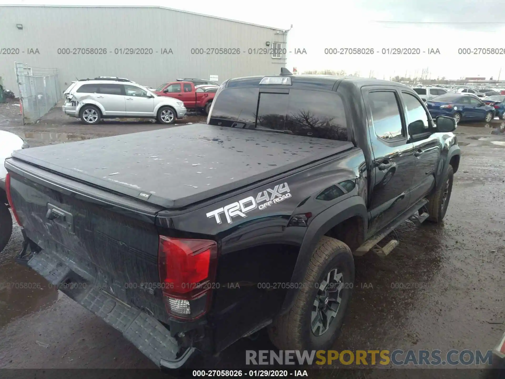 4 Photograph of a damaged car 3TMCZ5AN2KM189681 TOYOTA TACOMA 2019