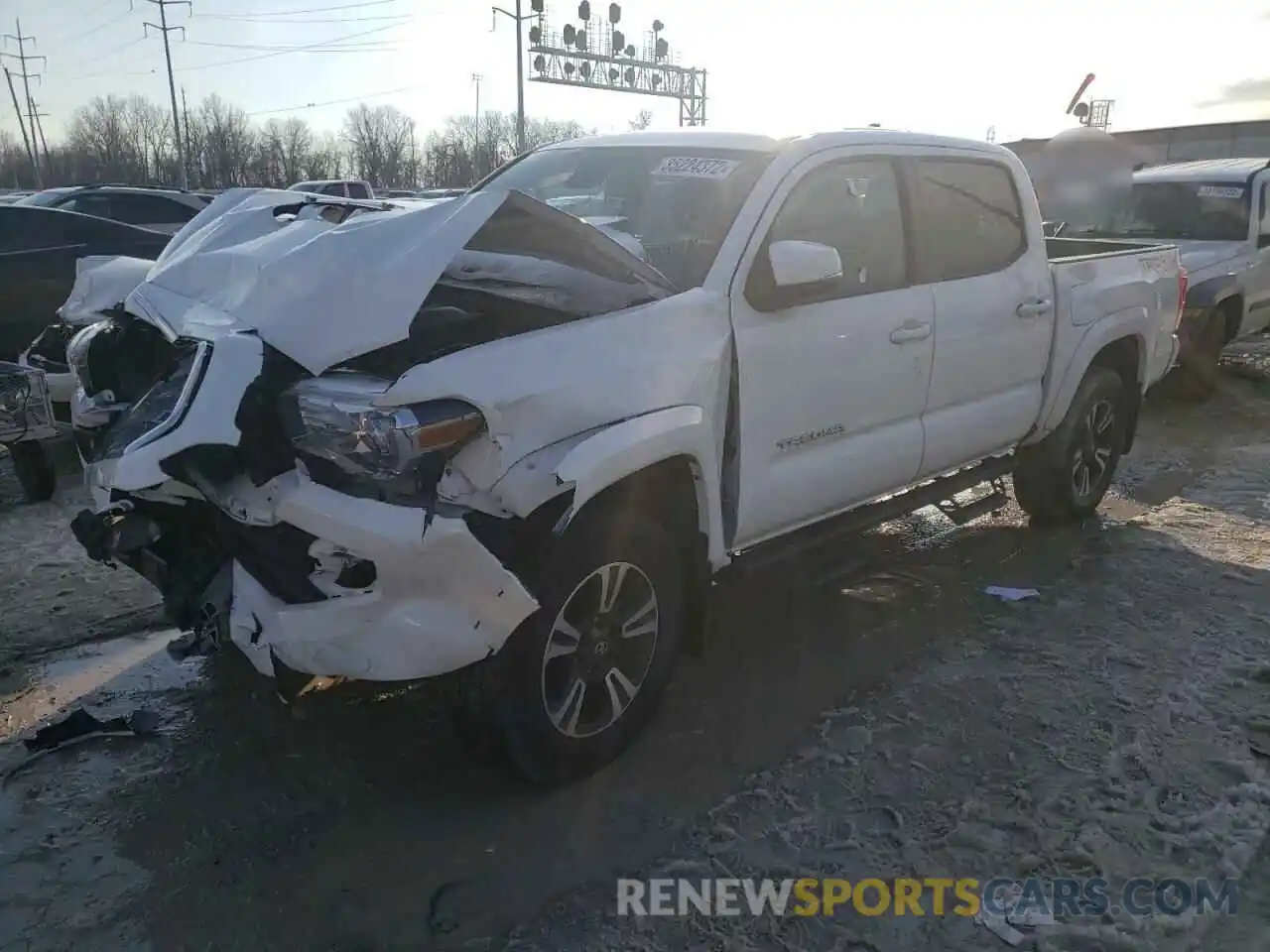 2 Photograph of a damaged car 3TMCZ5AN2KM191303 TOYOTA TACOMA 2019