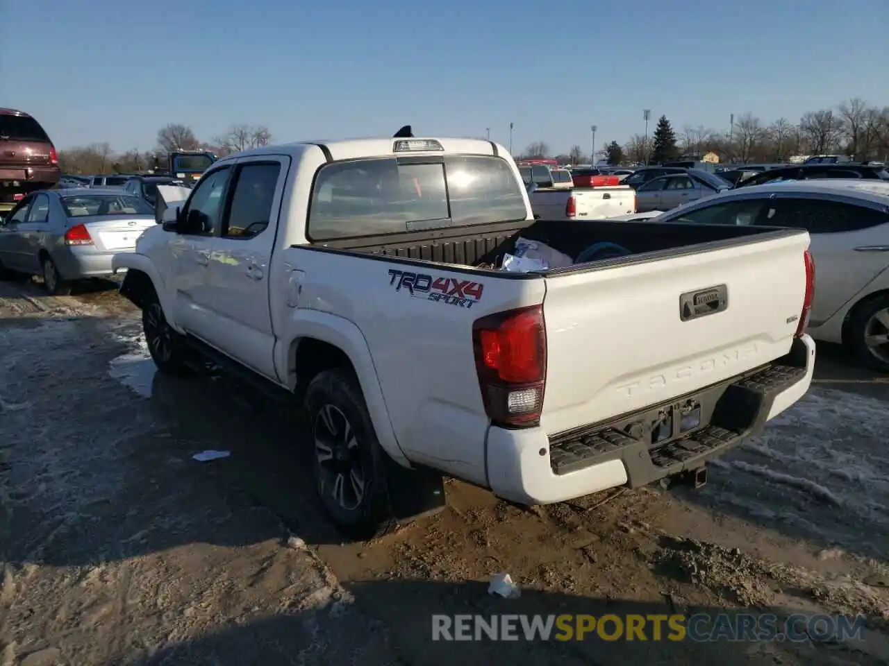 3 Photograph of a damaged car 3TMCZ5AN2KM191303 TOYOTA TACOMA 2019