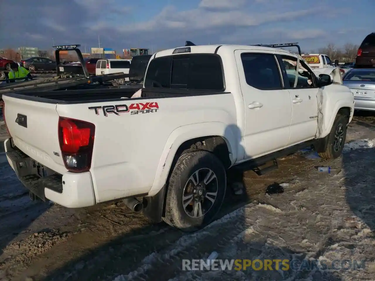 4 Photograph of a damaged car 3TMCZ5AN2KM191303 TOYOTA TACOMA 2019