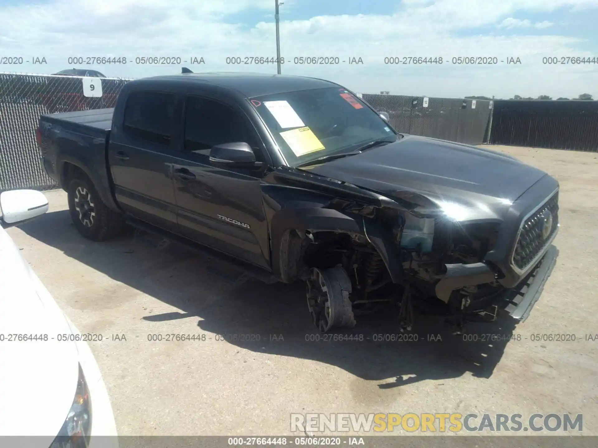 1 Photograph of a damaged car 3TMCZ5AN2KM191480 TOYOTA TACOMA 2019