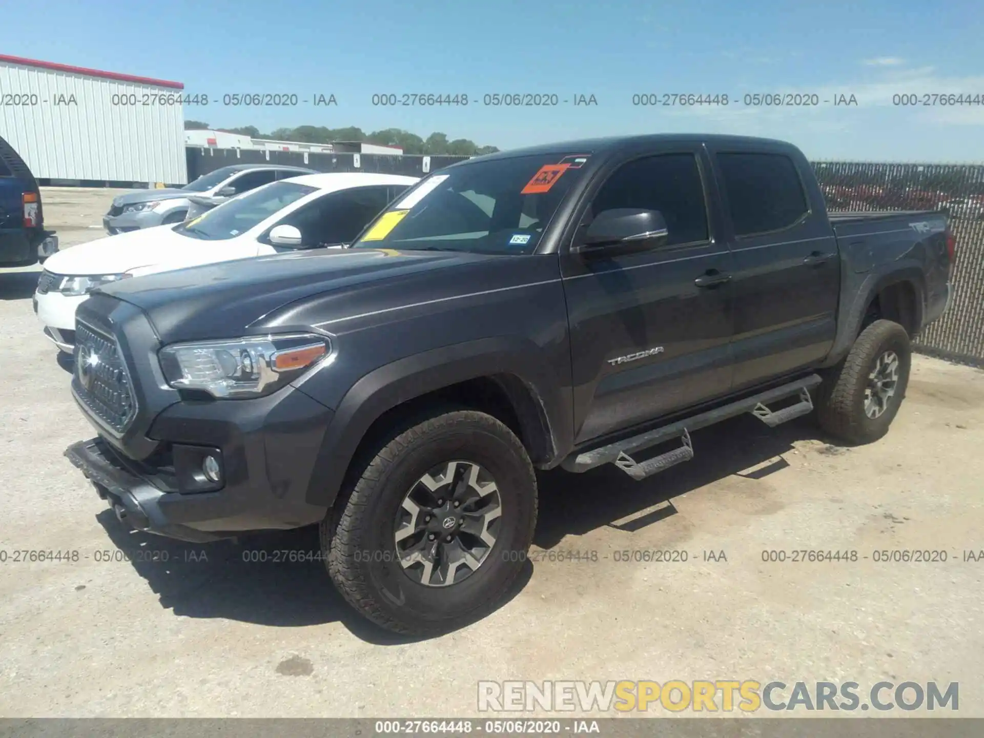 2 Photograph of a damaged car 3TMCZ5AN2KM191480 TOYOTA TACOMA 2019