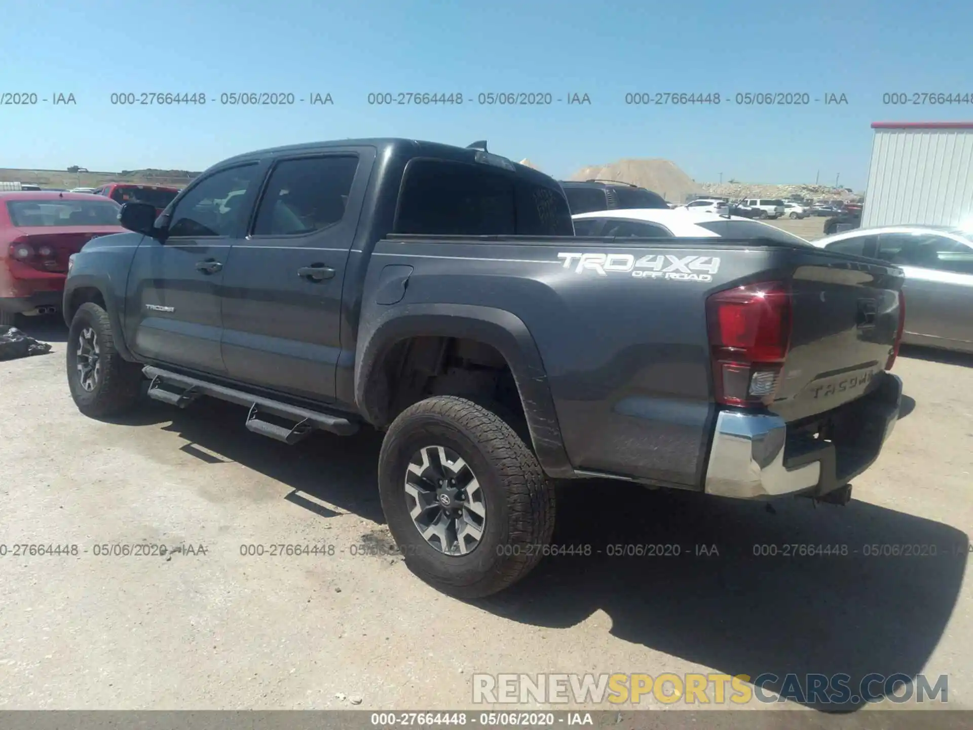 3 Photograph of a damaged car 3TMCZ5AN2KM191480 TOYOTA TACOMA 2019