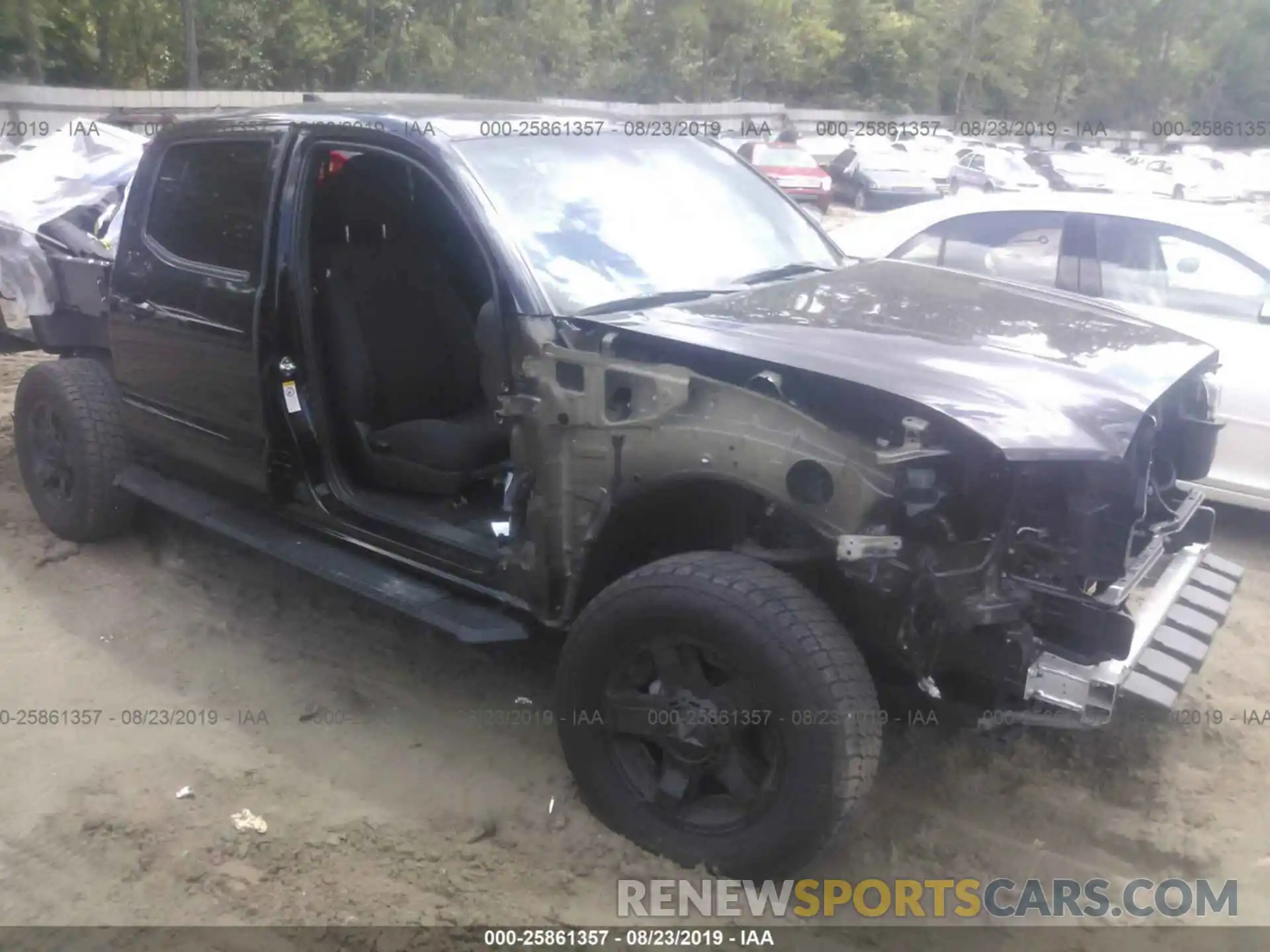 1 Photograph of a damaged car 3TMCZ5AN2KM192449 TOYOTA TACOMA 2019