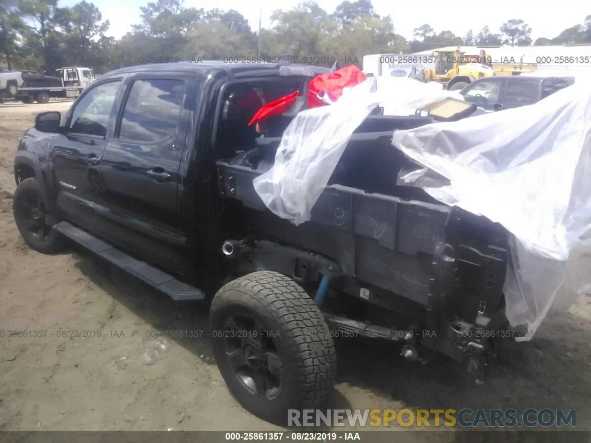 3 Photograph of a damaged car 3TMCZ5AN2KM192449 TOYOTA TACOMA 2019