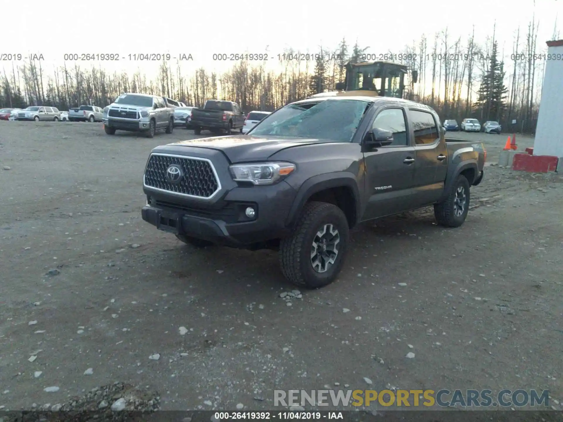 2 Photograph of a damaged car 3TMCZ5AN2KM193942 TOYOTA TACOMA 2019