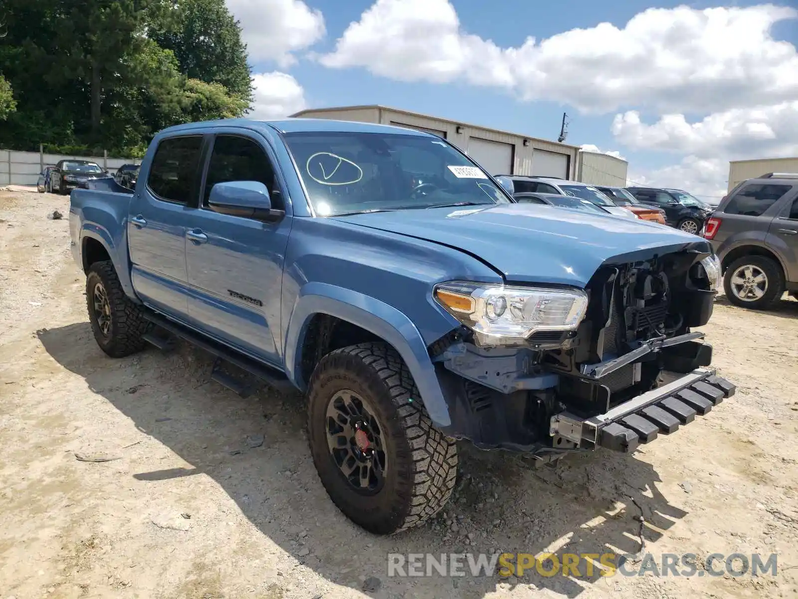 1 Photograph of a damaged car 3TMCZ5AN2KM194007 TOYOTA TACOMA 2019