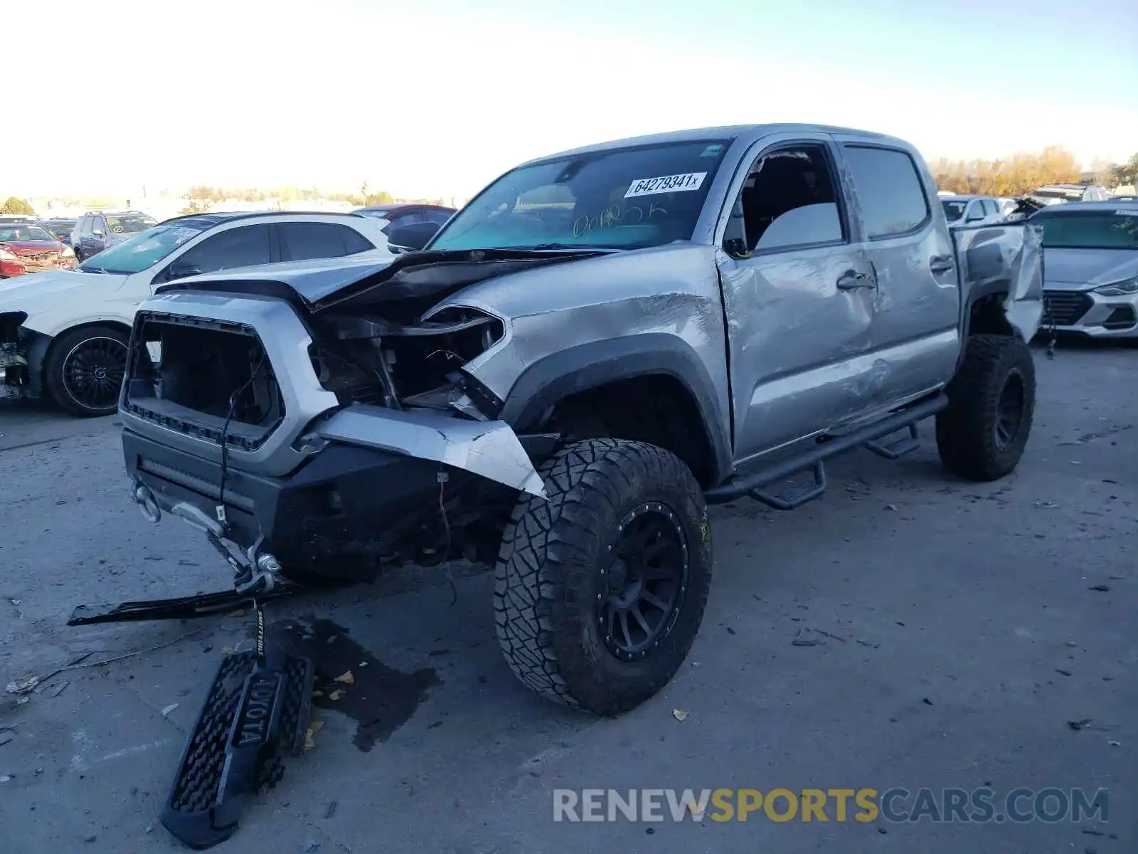 2 Photograph of a damaged car 3TMCZ5AN2KM195917 TOYOTA TACOMA 2019