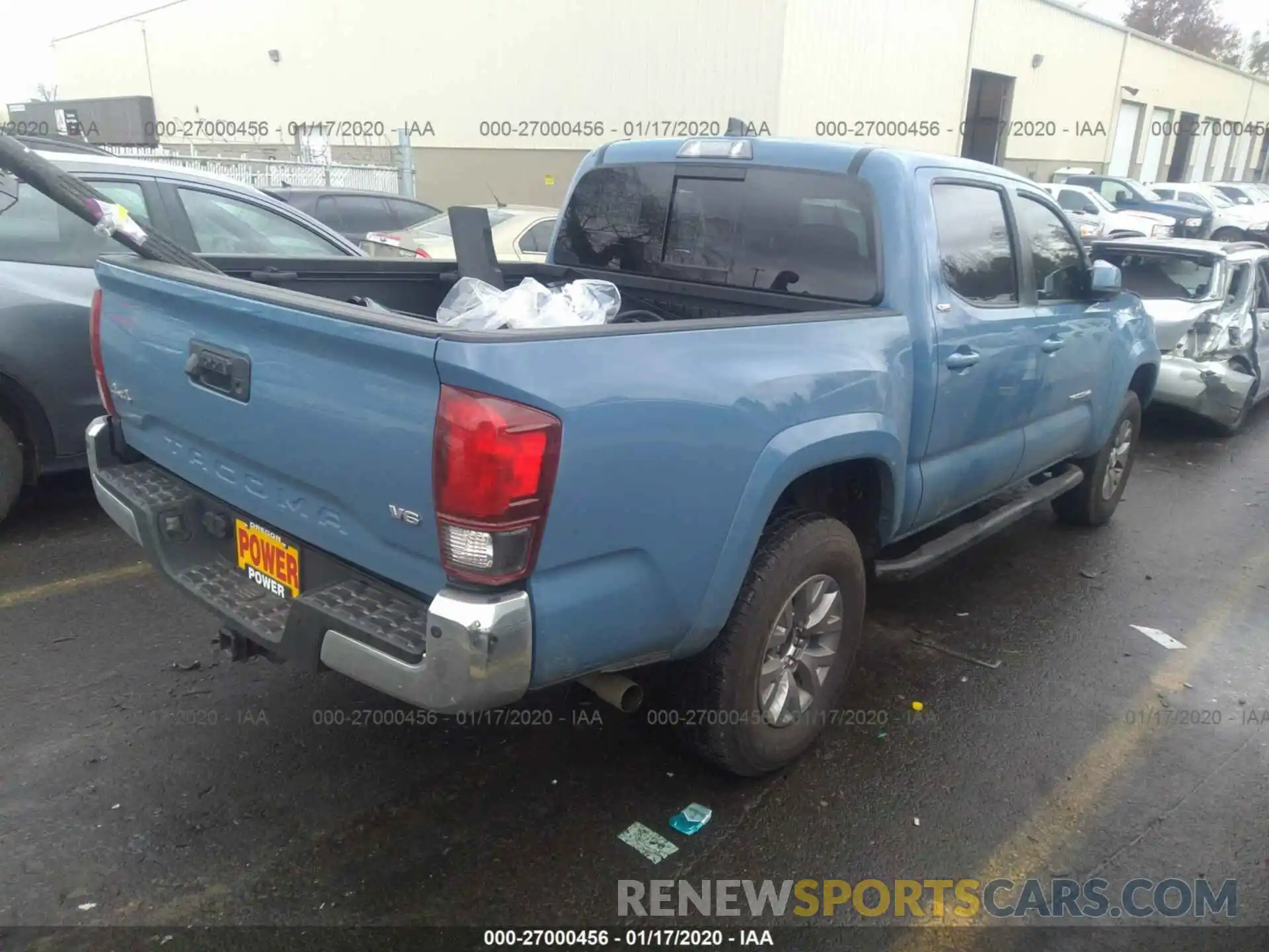 4 Photograph of a damaged car 3TMCZ5AN2KM196355 TOYOTA TACOMA 2019