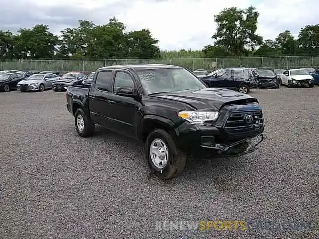 1 Photograph of a damaged car 3TMCZ5AN2KM199420 TOYOTA TACOMA 2019