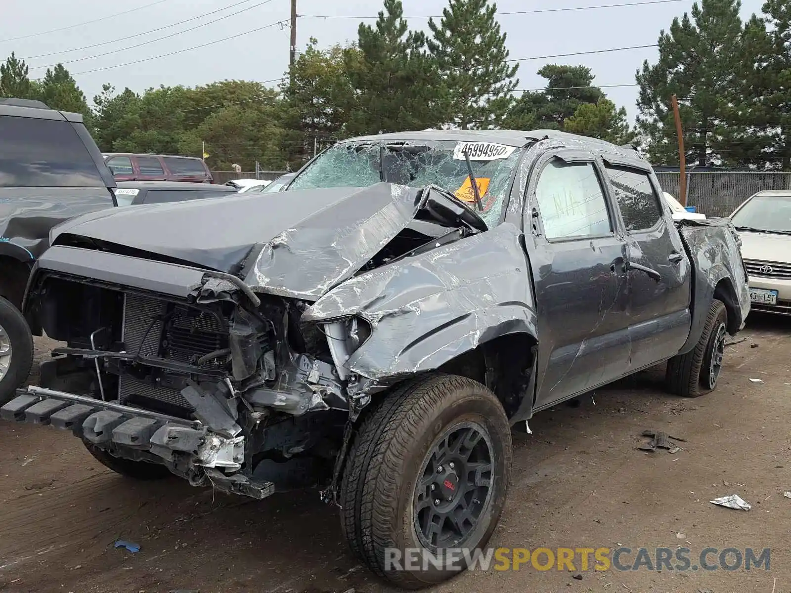 2 Photograph of a damaged car 3TMCZ5AN2KM199739 TOYOTA TACOMA 2019