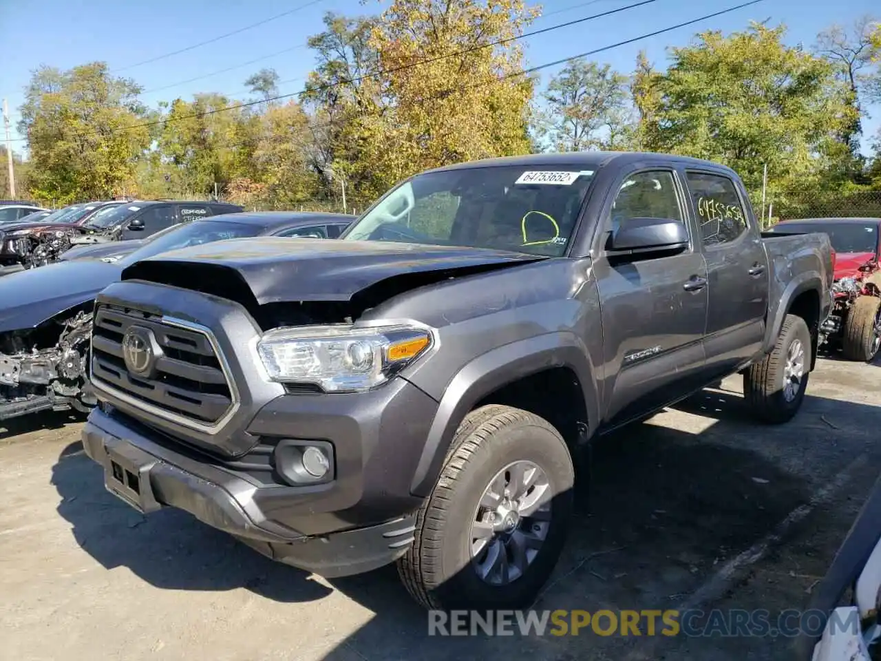 2 Фотография поврежденного автомобиля 3TMCZ5AN2KM199899 TOYOTA TACOMA 2019