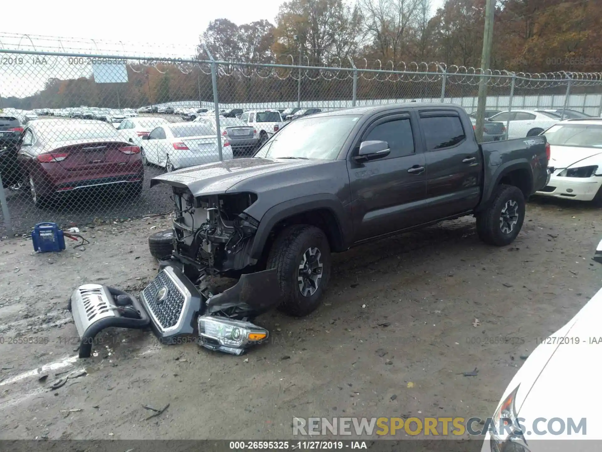 2 Photograph of a damaged car 3TMCZ5AN2KM200307 TOYOTA TACOMA 2019