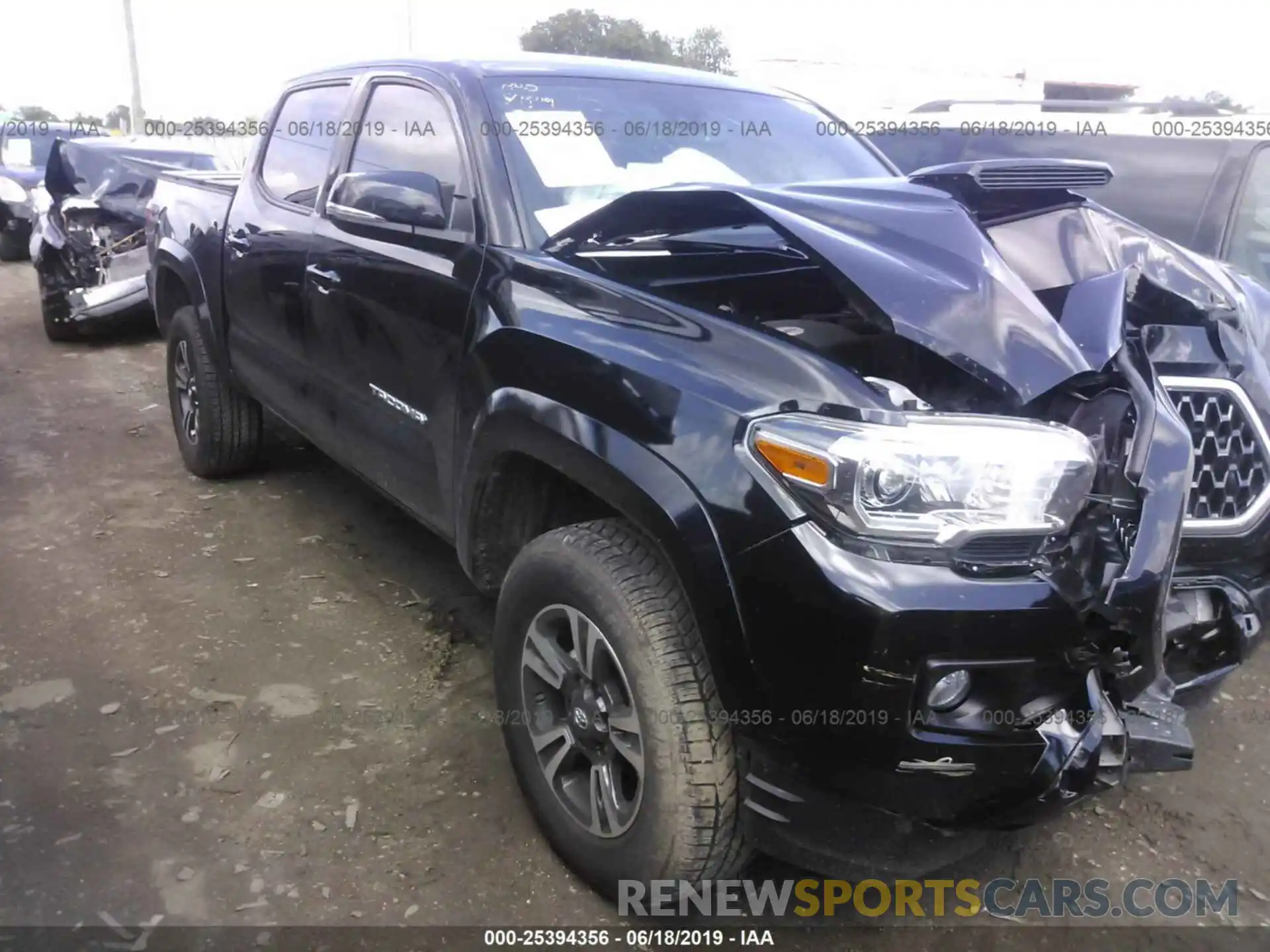 1 Photograph of a damaged car 3TMCZ5AN2KM201862 TOYOTA TACOMA 2019