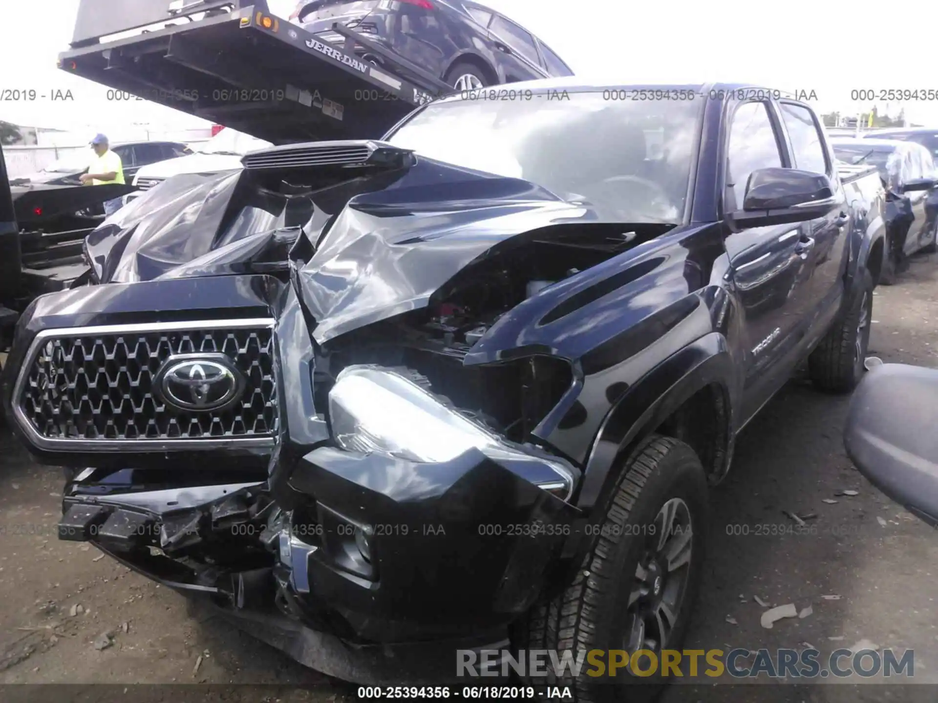 2 Photograph of a damaged car 3TMCZ5AN2KM201862 TOYOTA TACOMA 2019