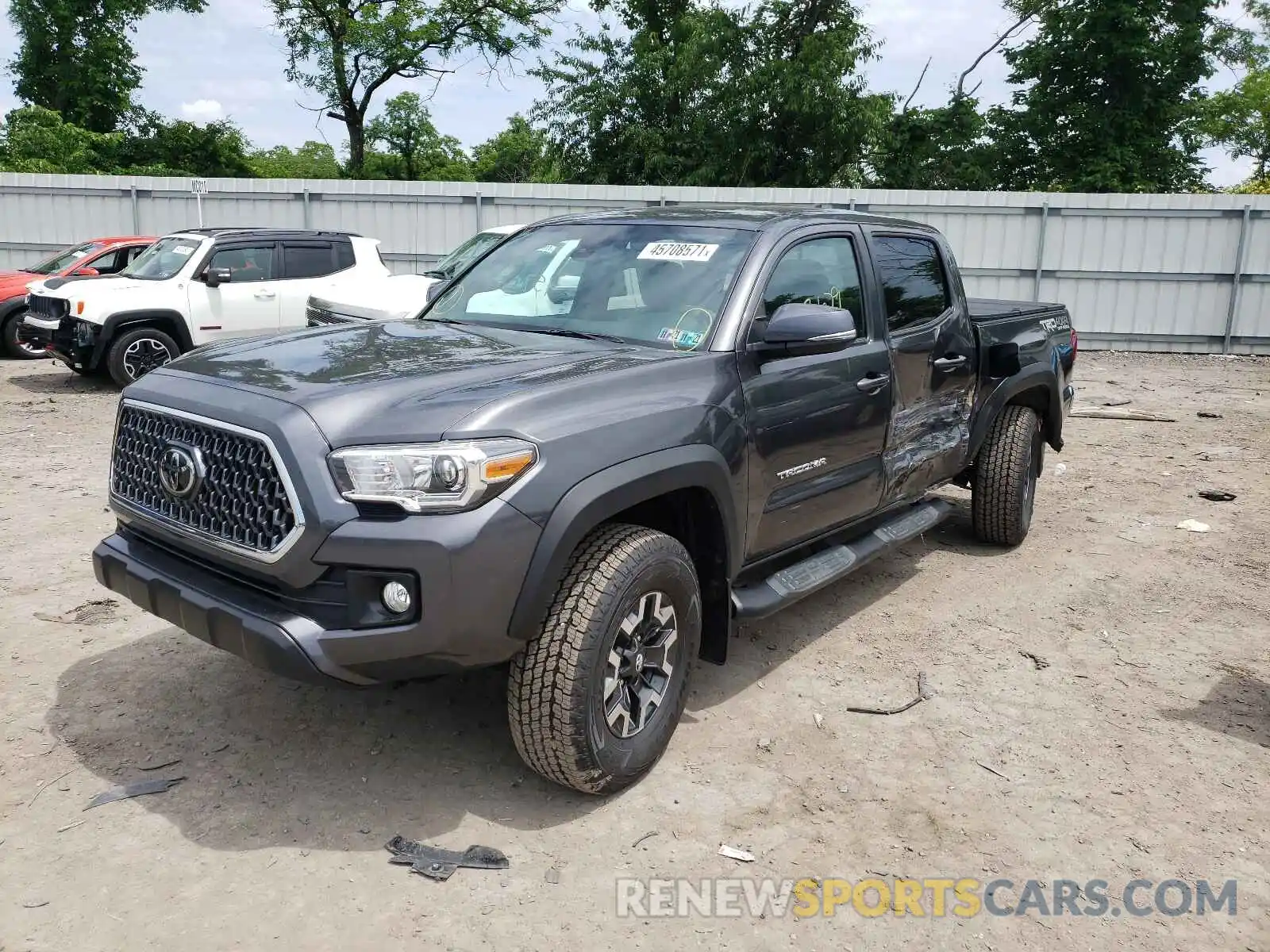 2 Photograph of a damaged car 3TMCZ5AN2KM204051 TOYOTA TACOMA 2019