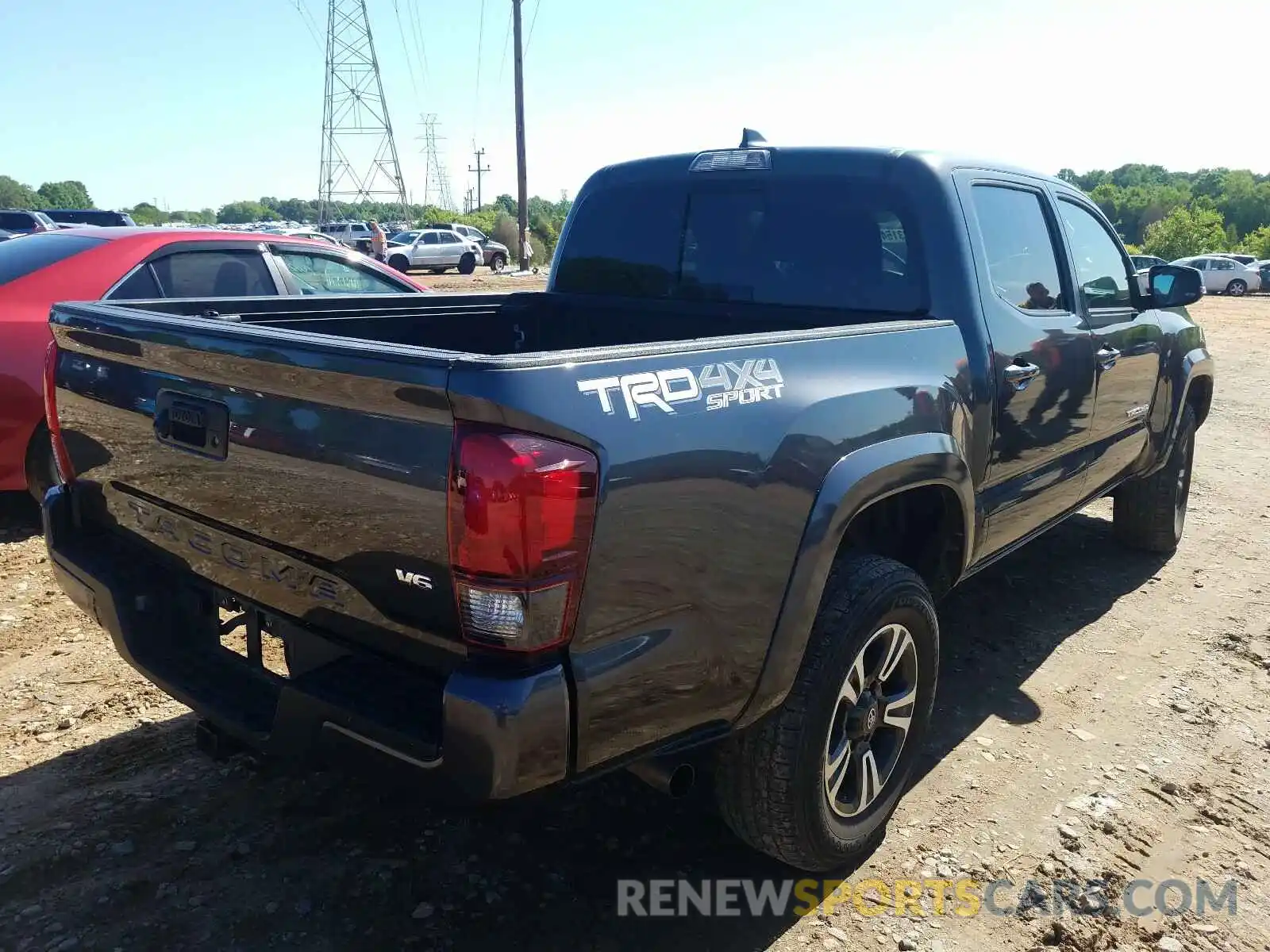 4 Photograph of a damaged car 3TMCZ5AN2KM204289 TOYOTA TACOMA 2019